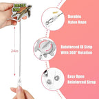 Aoryalps Turtle Time Retractable Badge Reel Holder Retractable with ID Clip for Nurse Nursing Name Tag Card Nursing Student Teacher Doctor Medical Assistant Work Office Clip-Gifts for Nurse