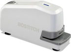 Bostitch Office Impulse 30 Sheet Electric Stapler - Heavy Duty, No-Jam, White (02011)
