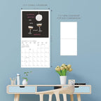 Graphique 2026 Simple Joys Wall Calendar | 12” x 12” | Thick Paper | Home & Office Organizer | Large Monthly Grid | 3 Languages & Marked Holidays | 4 Month Preview Page for 2027