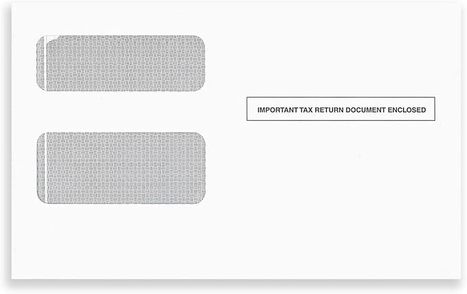 NextDayLabels - Self Seal Envelopes for 1099 Tax Forms (Pack od 500)