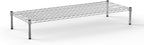 Regal Altair 21''W x 54''L x 8''H Chrome Plated Wire Dunnage Rack | Off The Floor Storage