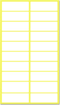 500 Pack, 1.5" x 0.5" - File Folder Labels Stickers, Matte White