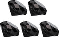 PATIKIL 5 Pcs Diamond Crystal Paperweight, 40mm / 1.57 Inch Crystal Paperweight Paper Weight for Home Office Desktop Table Decor Wedding Party Jewelry Ornaments, Black