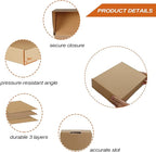 PHAREGE 12x9x3 inch Shipping Boxes Bulk 20 Pack Brown, Tab Lock Tuck Top Mailer Boxes for Packaging Small Business, Medium Cardboard Gift Boxes for Wrapping Mailing Present
