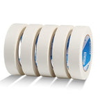 KIWIHUB White Painters Tape,1" x 60 Yards x 5 Rolls (300 Yards Total) - Medium Adhesive Masking Tape for Painting,Labeling,DIY Crafting,Decoration and School Projects