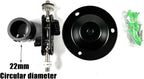 Laser Module Bracket 360-Degree Adjustable Positioning Bracket 22mm (4-Pack) - Black Alumina