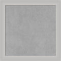 Amanti Art Silver Framed Magnetic Board 19x19 Small Vision Board for use with Magnets, 100% Metal Sheet to Display Items as Office Decor or for Home Organization in mudroom, Kitchen or Kids Room