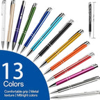 Yucold Customized ballpoint pens in bulk, personalized ballpoint pens with free engraving, for use in companies, enterprises, graduation anniversaries (Green,390)
