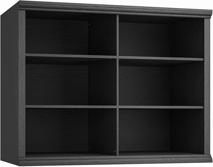 Rresyet 47.2" Wide Bookcase, 3-Tier Bookshelf Open Storage, 37" Tall Floor Standing Indoor Furniture, Book Cases for Home School Library Office Bedroom Kids, Black