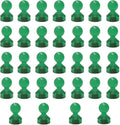 MHDMAG Magnetic Push Pins Powerful Push Pin Magnets for Fridge Whiteboards Calendars Maps in School & Office Pack of 32,Green