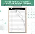 Legal Pads 5 x 8 Inch Notepad, 8 Pack Note Pads College Ruled Perforated Memo Pad for Work Study Daily Note Taking List, Lined Writing Pads Memo Refills Notepads for Office Home School, 30 Sheet/Pad