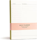 Daily To-Do List Notepad – Desk Pad for Work and Study, Lime, 8.25x5.85 Inches