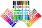 Rarlan Washable Markers Bulk, Markers for Kids, Bulk Pack, 48 Colors, 3 Boxes, 144 Count