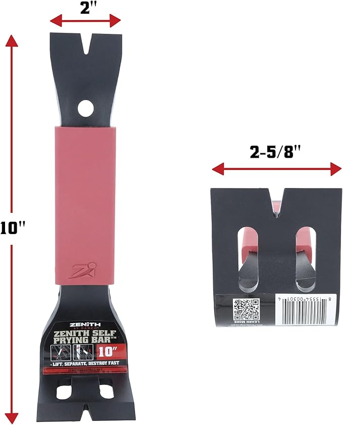 Zenith 10" Self-Prying Bar