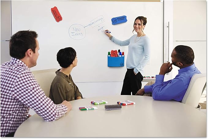 Dry Erase Eraser Magnetic Whiteboard Eraser 5 Pack White Board Cleaner, Dry Erase for Whiteboard, Chalkboard and Glass