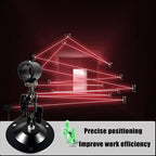 16mm Laser Positioning Bracket, 360-Degree Adjustable, Black Alumina, 12 x 7.5CM, 10-Pack