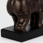 MXARLTR Elephant Decorative Bookends, Bookends for Shelves, Book Ends for Heavy Books with Anti-Slip Pad for Book Lovers Heavy Book Holder for Home Office Decor (Bronze)