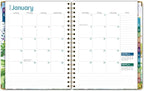 HARDCOVER 2026 Planner, 7"x9": 14 Months (November 2025 - December 2026), Daily Weekly Monthly Planner, Yearly Agenda, Bookmark, Pocket Folder and Sticky Note Set (Tree Seasons)