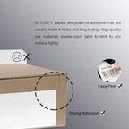 BETCKEY - 4" x 2.5" (102 mm x 64 mm) Shipping & Multipurpose Labels Compatible with Zebra & Rollo Label Printer,Premium Adhesive & Perforated [16 Rolls, 9920 Labels]