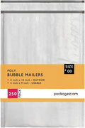 5x10 inches Poly Bubble Mailer Self Seal Bubble Shipping Envelopes 2.5 Mil 250 Pack