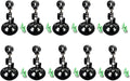 16mm Laser Positioning Bracket, 360-Degree Adjustable, Black Alumina, 12 x 7.5CM, 10-Pack