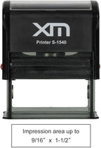 Laoife Custom Stamp Self Inking - 4-Line Personalized Address Stamps | US-Made Return Address Labels | Replaceable Ink & Multi-Scene Use, Small