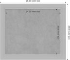 Amanti Art Silver Framed Magnetic Board 24x28 Medium Vision Board for use with Magnets, 100% Metal Sheet to Display Items as Office Decor or for Home Organization in mudroom, Kitchen or Kids Room
