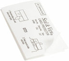 Smead Seal and View® Clear Label Protector, Size 3-1/2x1-11/16-Inches Before Folding, 100 per Pack (67600)