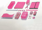 3" X 5" Index Card Case Holds 100 Cards Includes Business Card/Index Holder and 5 Tab Dividers Comes in Assorted Color – (Pack of 12) By (Emraw)