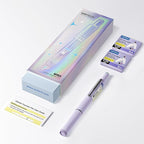 WRITECH Retractable Fountain Pen Set: Fine Nib Black Ink Premium Gift Box Includes 10 Cartridges, Perfect for Graduation Anniversaries Birthdays