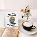 Funny Office Decor, Funny Office Gifts, Dumpster and Fire Wood Box Sign, Funny Desk Decor Funny Office Supplies, Cubicle Counter Shelf Decor, Funny Gifts for Coworkers Nurse Teacher Friends