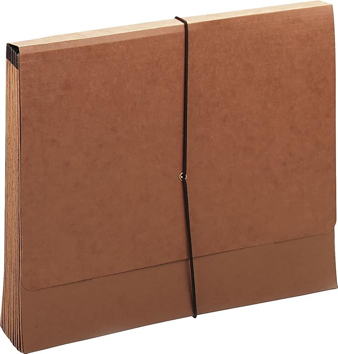 Pendaflex Expanding Kraft File with Flap, Jan.-Dec. Index, 12 x 10, 1 per Box (K-17M-OX),Brown