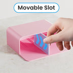 First-zgel 3 Pcs Magnetic Pen Holder, Magnetic Dry Erase Marker Holder, Wall Marker Pencil Holder for Fridge, Whiteboard Marker Holder for School, Office, Home, Locker Accessories (Pink)