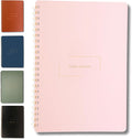Merely Home | Ultimate Yearly, Daily, Weekly, Monthly Planner | 8.25" x 11.75" | To Do List Notebook for Work | Simple Design | Multiple Layouts | Academic Planner and Organizer Notebook (Pink, Yearly Planner - Portrait)