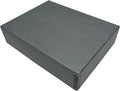 Lineco Museum Archival Storage Box, 9.75x12.75x3 in. Drop Front Design. Acid-Free with Metal Edge. Organize Photos, Pictures, Prints, Documents, Crafts, DIY. Gray, 1 Pack