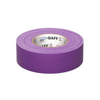 ProTapes Pro Gaff Premium Matte Cloth Gaffer's Tape With Rubber Adhesive, 11 mils Thick, 55 yds Length, 2" Width, Purple (Pack of 1)