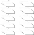 Magnetic Dry Erase Magnets Labels 3x1 inches, Reusable Name Tags, Organizing Schedules in Office/Classroom. Work on Fridge/White Board (White 60Pcs)
