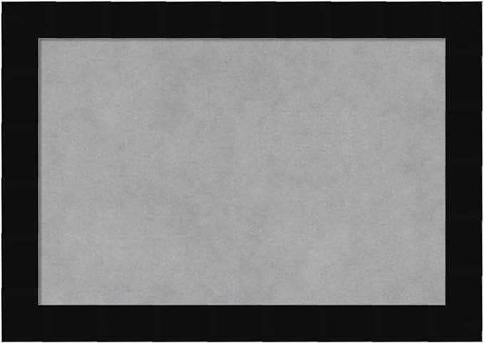 Amanti Art Black Framed Magnetic Board 15x21 Small Vision Board for use with Magnets, 100% Metal Sheet to Display Items as Office Decor or for Home Organization in mudroom, Kitchen or Kids Room