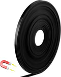 AmazingSpark Magnetic Tape Roll Thin Strips, 1/4 Inch x 33 Feet Magnetic Board Dividers Whiteboard Graphic Decorative Tape Marking Line for Classroom Office Art Accessories(Black)