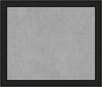 Amanti Art Black Framed Magnetic Board 23x27 Medium Vision Board for use with Magnets, 100% Metal Sheet to Display Items as Office Decor or for Home Organization in mudroom, Kitchen or Kids Room