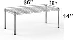 Regal Altair 18''W x 36''L x 14''H Chrome Plated Wire Dunnage Rack | Off The Floor Storage