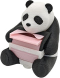 RhyNSky Panda Manual Sticker Dispenser Postage Stamp Roll Dispenser Holder for Desk, Stamps NOT Included, 1.18" Core, Black, C03