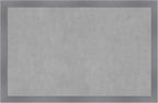 Amanti Art Grey Framed Magnetic Board 22x34 Large Vision Board for use with Magnets, 100% Metal Sheet to Display Items as Office Decor or for Home Organization in mudroom, Kitchen or Kids Room