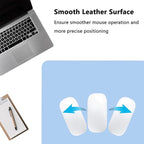PU Leather Desk Pad Protector Gaming Mouse Pad Non Slip Desk Mat for Keyboard and Mouse Waterproof Desk Writing Pad for Office and Home Desk Accessories（Blue, 23.6 * 11.8