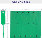 Self Locking Arrow Key Tags 1,000 Pcs (Green) - Size 4 1/2" x 3/4" Plastic Car Key Labels Arrow ID Tags | Key Identification Tags Self Lock for Car Dealer Supplies, Office Automotive Shops