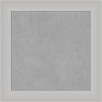 Amanti Art Silver Framed Magnetic Board 15x15 X-Small Vision Board for use with Magnets, 100% Metal Sheet to Display Items as Office Decor or for Home Organization in mudroom, Kitchen or Kids Room