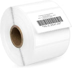 HOUSELABELS 2.25" x 1.25" Address Labels on 1" Core Compatible with Zebra and Rollo Printers, 1 Roll / 1,000 Labels per Roll