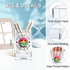 QYUVK Dumpster Fire Response Team Acrylic Pencil Holder Cup, Funny Dumpster Fire Pen Holder Gifts For HR Nurse Women Men, Hilarious Gifts for Coworkers Team Members, Pencil Cup for Desk