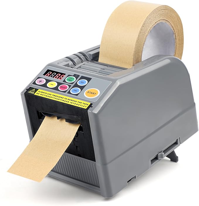 Ribbon Cutting Machine, Automatic Tape Dispenser, 999mm Precision Cut, Ideal for Shipping, Schools, Restaurants, Business & Home