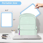 VUSIGN Small White Board Dry Erase, 8.5'' x 11'' Magnetic Dry Erase Board, Mini Whiteboard with Markers for Students, Fridge, Wall, Locker, Blue